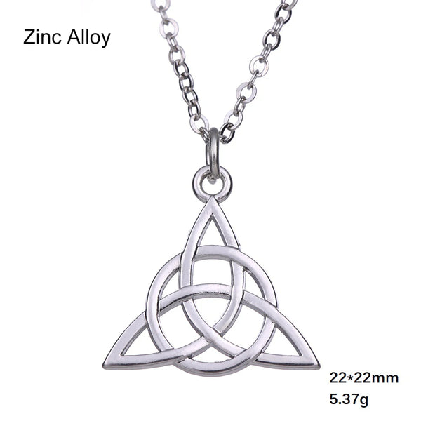 Celtic Witch Knot Necklace - Trinity Symbol