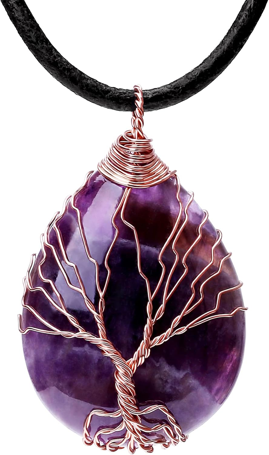 7 Chakra Gemstone Healing Crystals Necklace