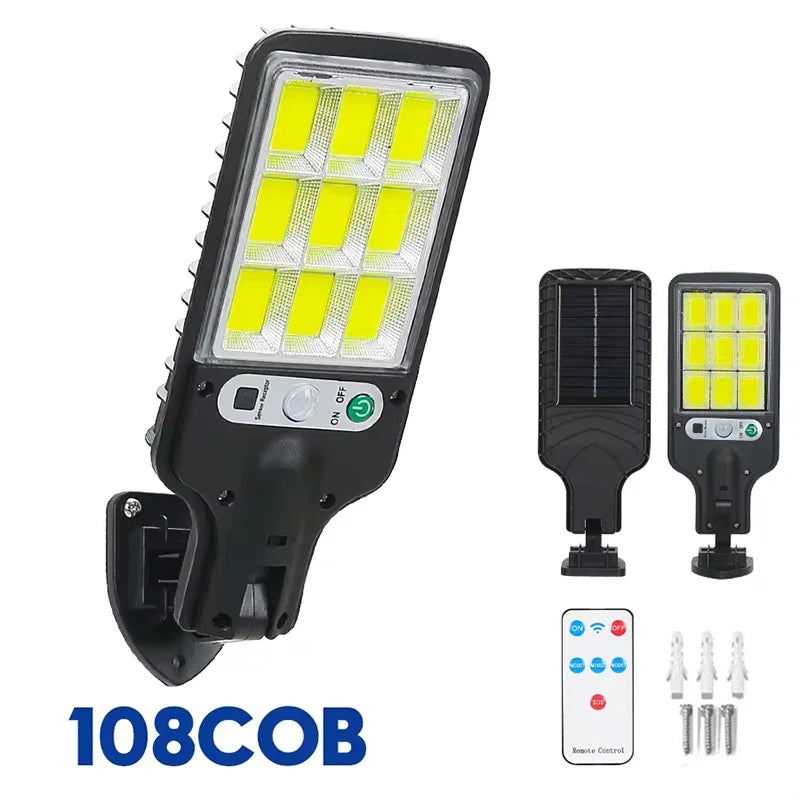 15000lm Irradiation 500㎡ Solar Light for Outdoor Sunlight Motion Sensor IP65 Waterproof Garden St...