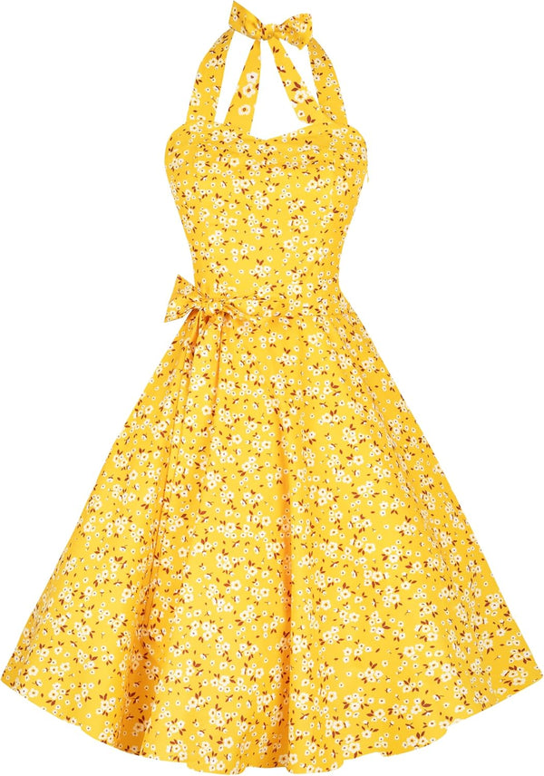 Casual Sundress Halter Cocktail Dresses Spring Dress