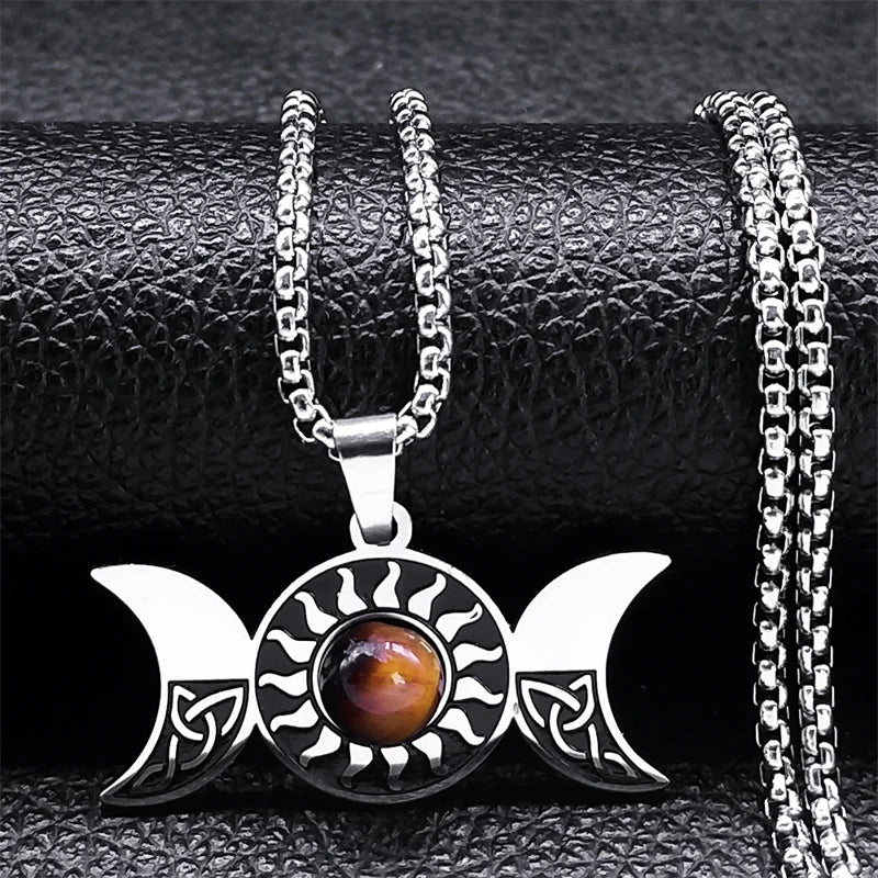 Stainless Steel Pentagram Necklace