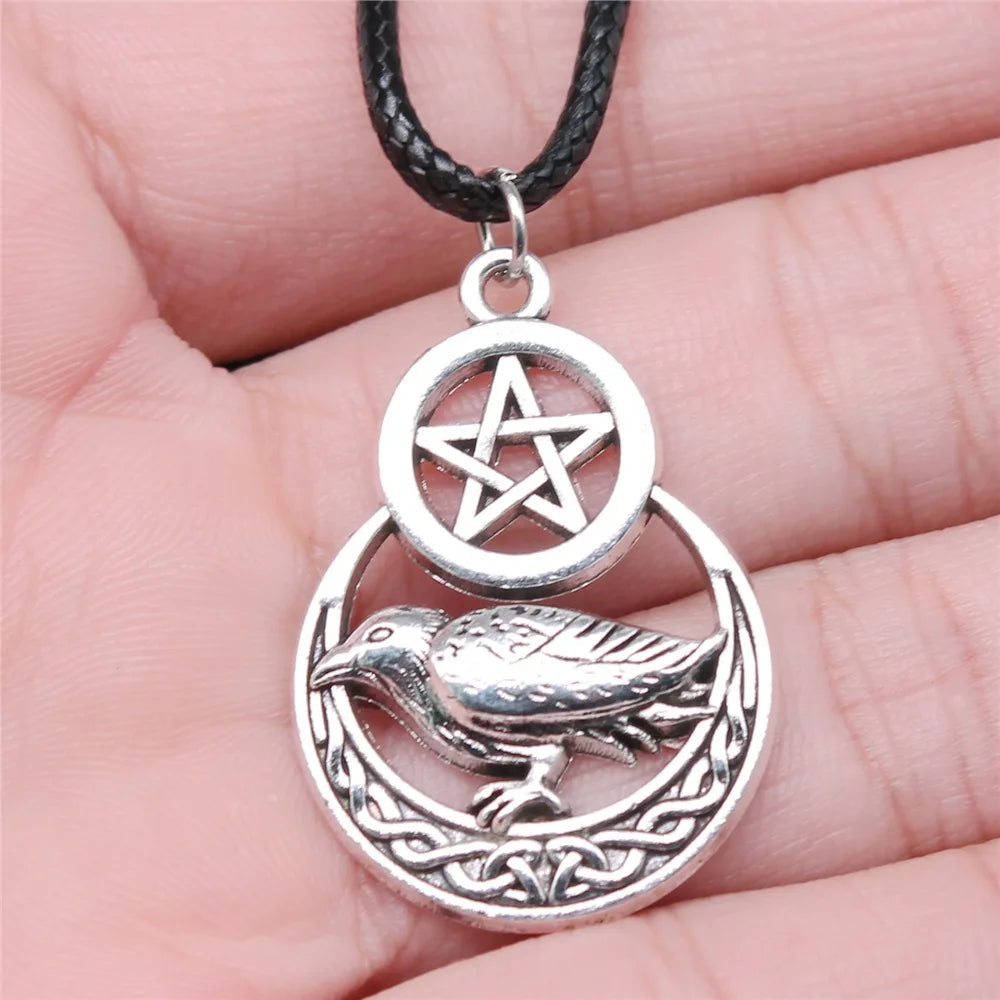 Pentagram Necklace - Wiccan Pendant Jewelry