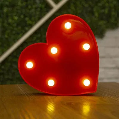 Number Letter Lamp Luminous Alphabet LED Light for Home Wedding Birthday Christmas Party Decoration