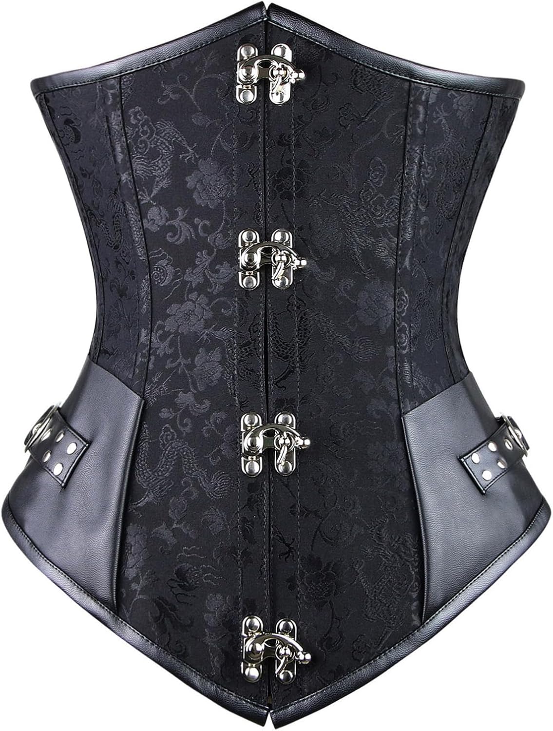 Spiral Steel Boned Steampunk Underbust Corset