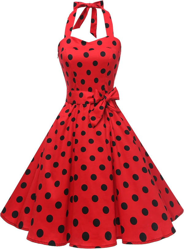 Casual Sundress Halter Cocktail Dresses Spring Dress