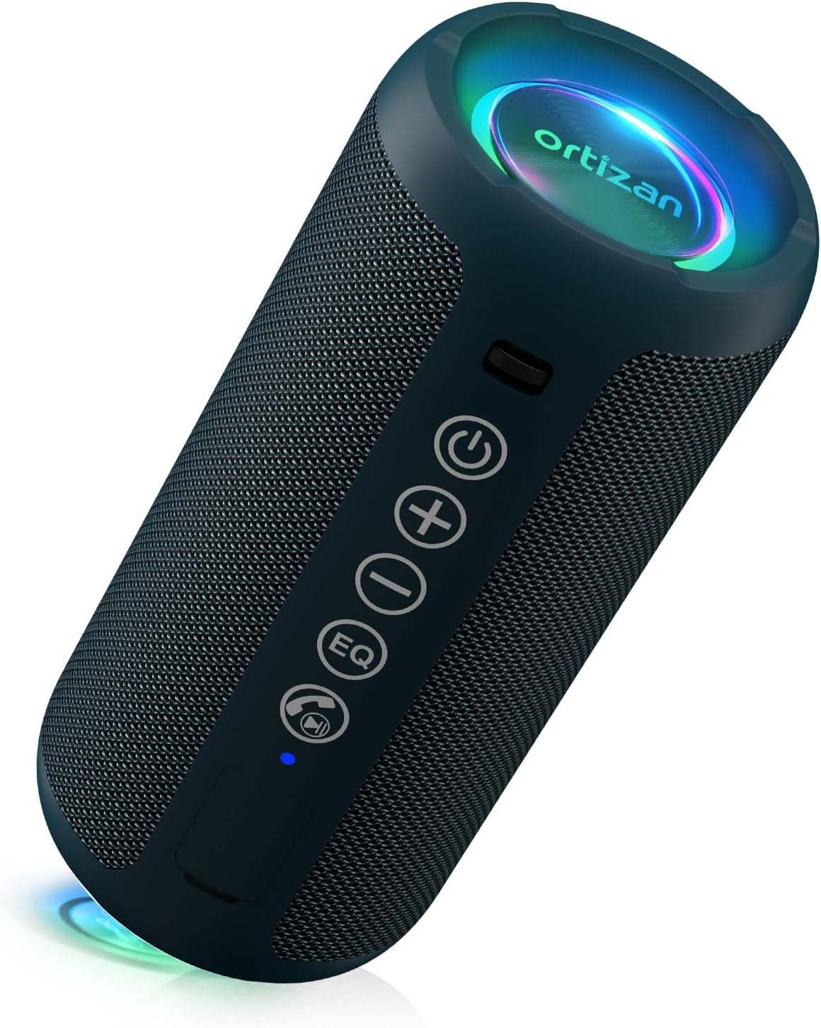 Ortizan 24W Bluetooth Speaker with LED Lights – 30H Battery