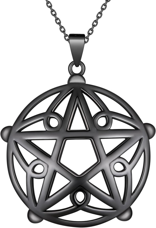 Sterling Silver Pentagram Necklace