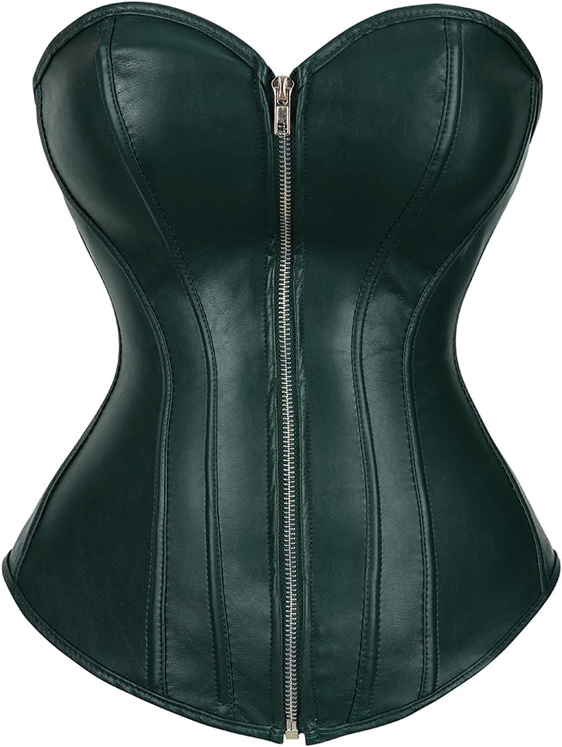 Gothic Faux Leather Steampunk Corset
