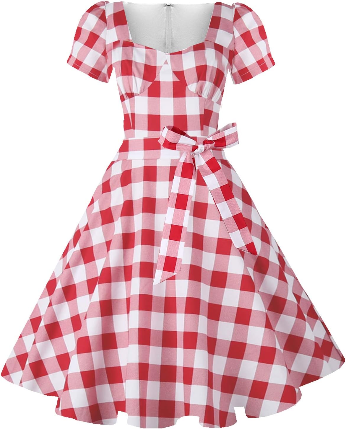 Vintage Swing Dress - 1950s Rockabilly Pin-Up Style