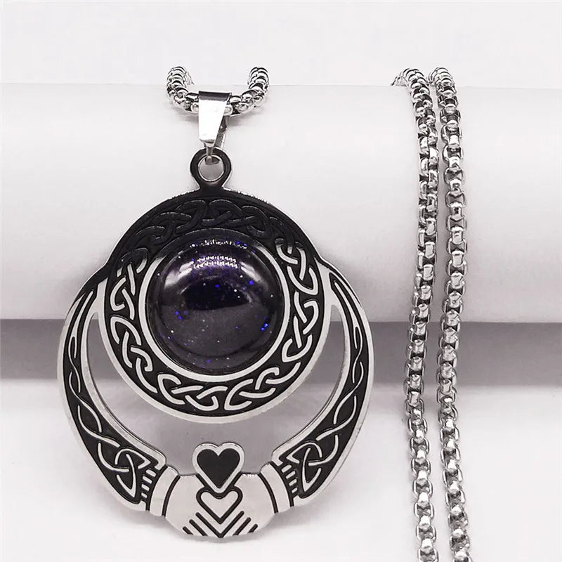 Stainless Steel Pentagram Necklace