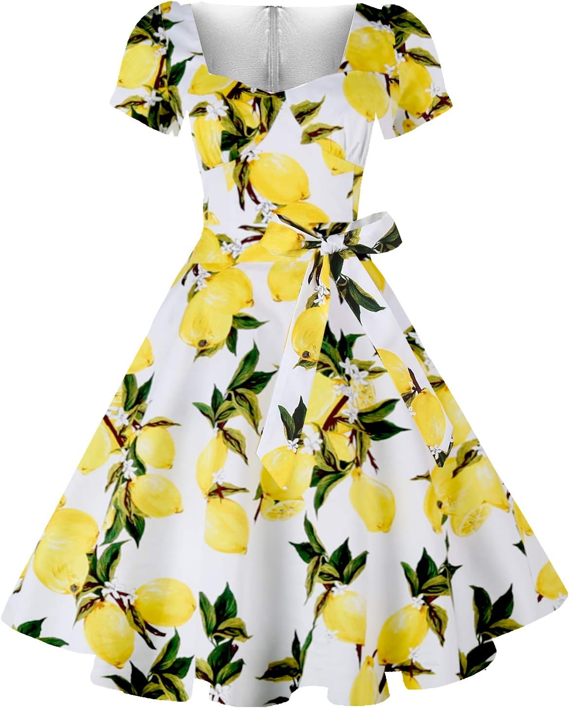 Vintage Swing Dress - 1950s Rockabilly Pin-Up Style