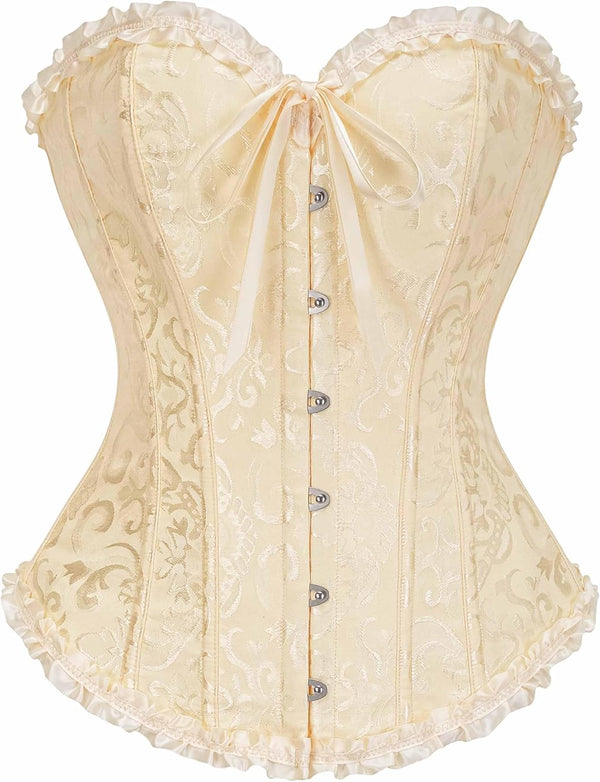 Lace Push-Up Bustier Shapewear Bodysuit