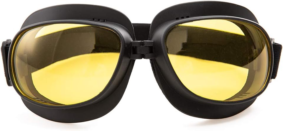Vintage Pilot Aviator Steampunk Motorcycle Goggles