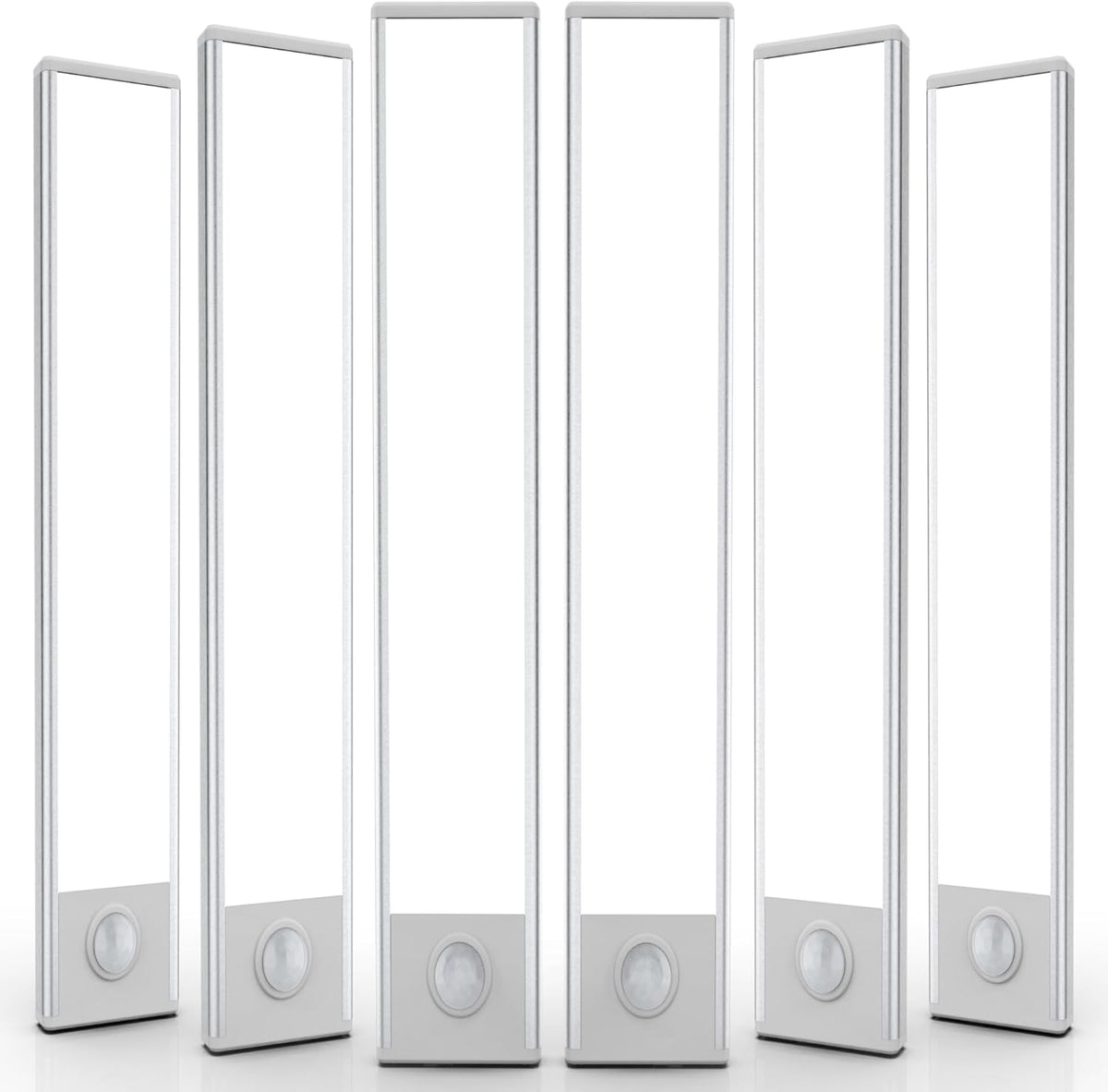 6 Pack Under Cabinet LED Light for Kitchen, Wardrobe, Hallway, Stairs