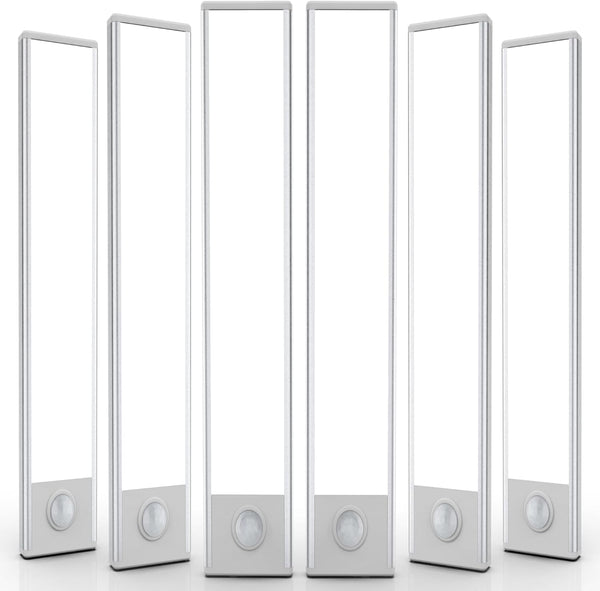 6 Pack Under Cabinet LED Light for Kitchen, Wardrobe, Hallway, Stairs