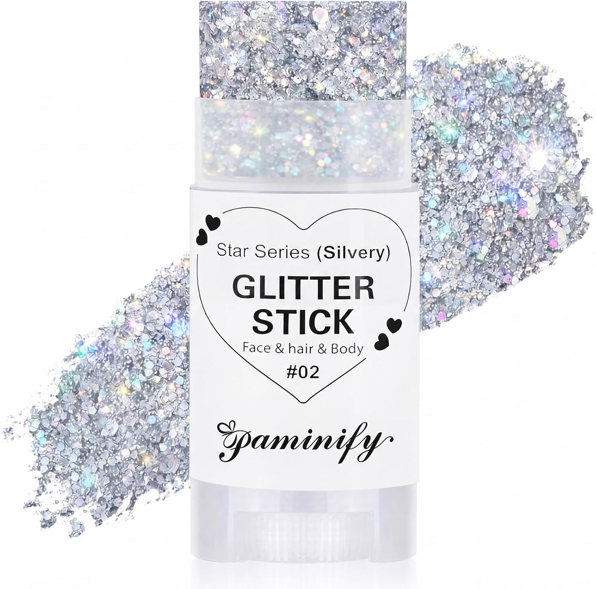 Blue Hair Glitter Stick,Royal Blue Face Glitter Stick,Blue School Spirit Day Accessories,Waterproof Singer Concert Halloween Chunky Sequins Makeup,Cheer Glitter for Football Sports Game Day