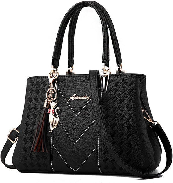 Women's Medium Satchel Tote — Convertible Shoulder & Crossbody Bag