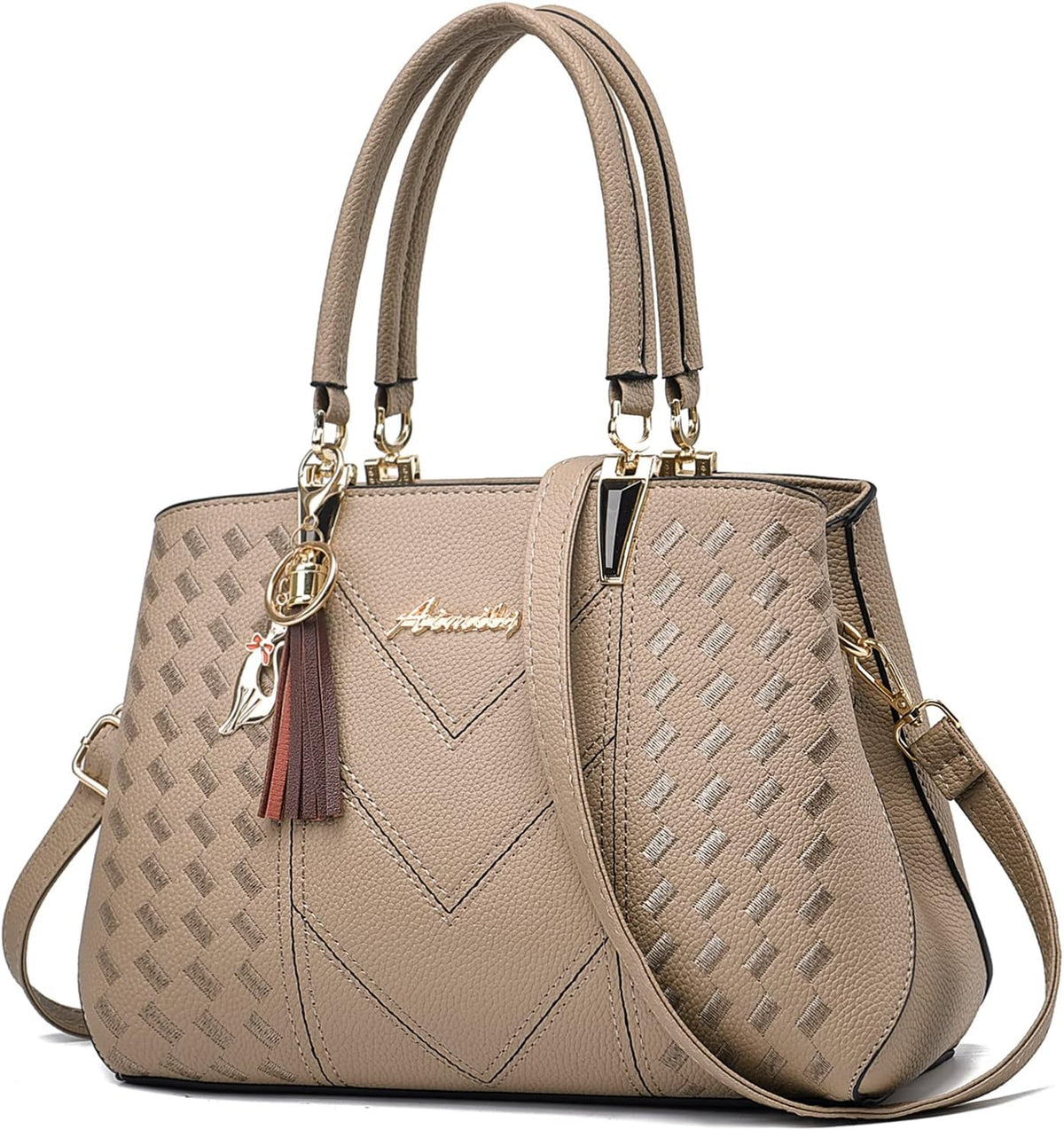 Women's Medium Satchel Tote — Convertible Shoulder & Crossbody Bag