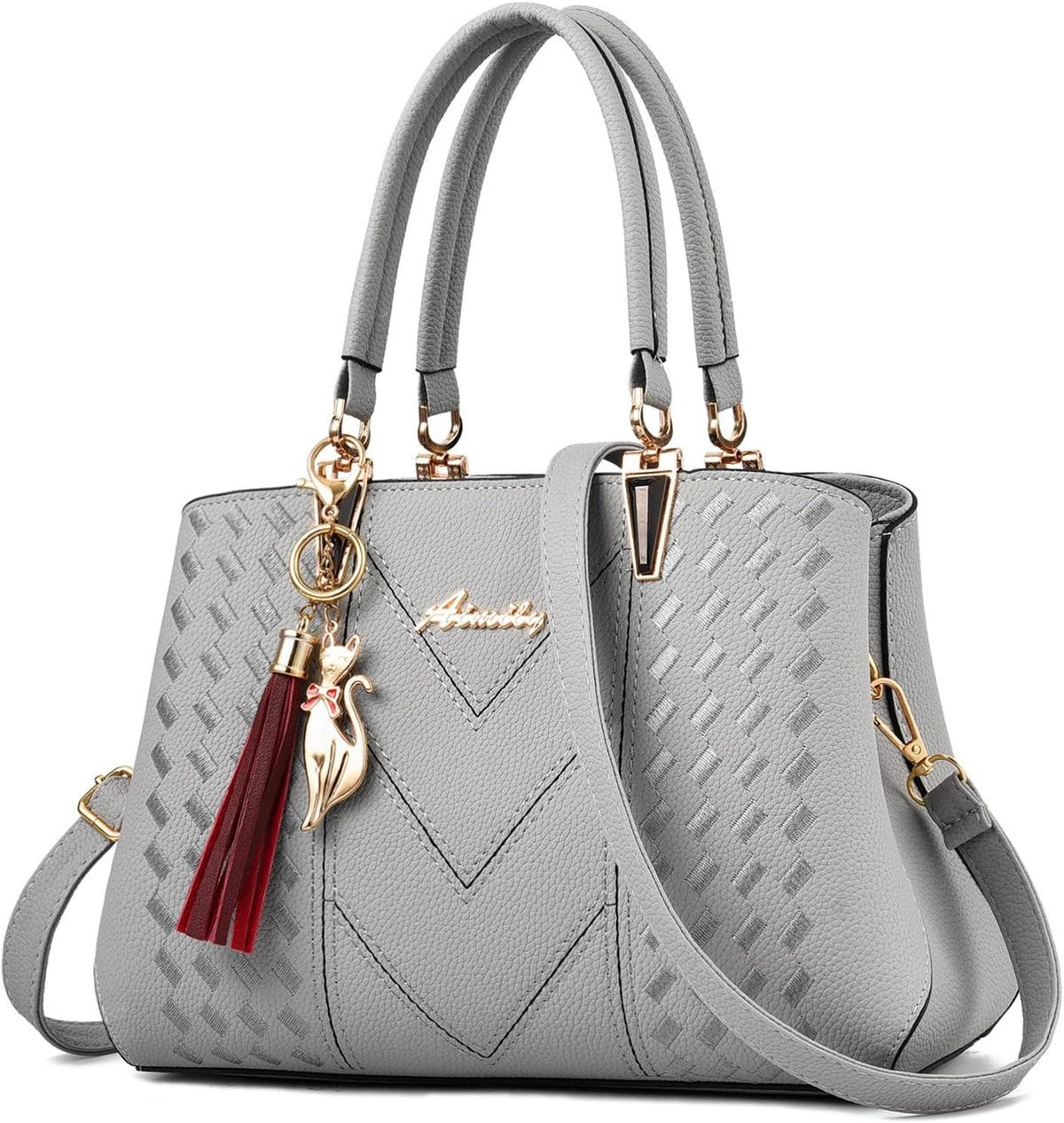 Women's Medium Satchel Tote — Convertible Shoulder & Crossbody Bag