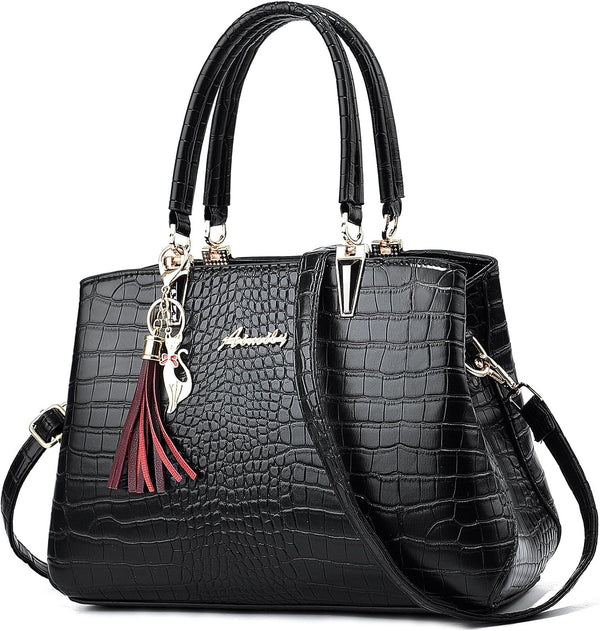 Women's Medium Satchel Tote — Convertible Shoulder & Crossbody Bag