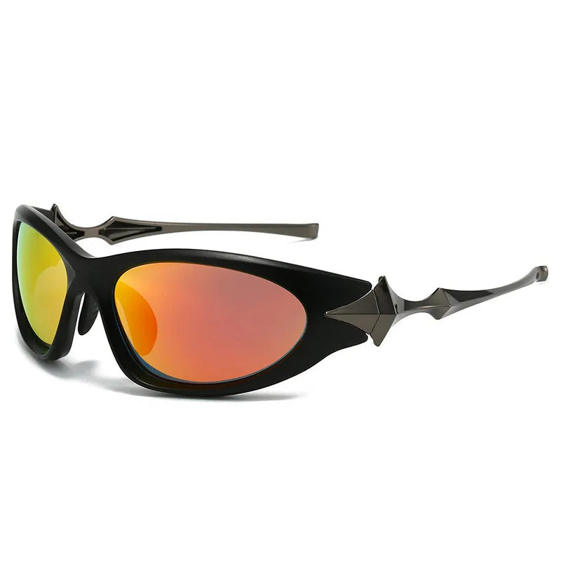 Futuristic Y2K Steampunk Sport Sunglasses