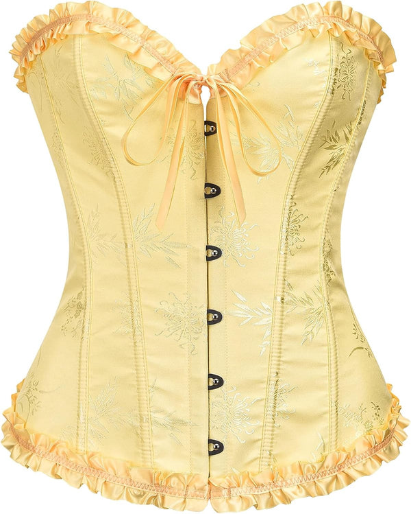 Lace Push-Up Bustier Shapewear Bodysuit
