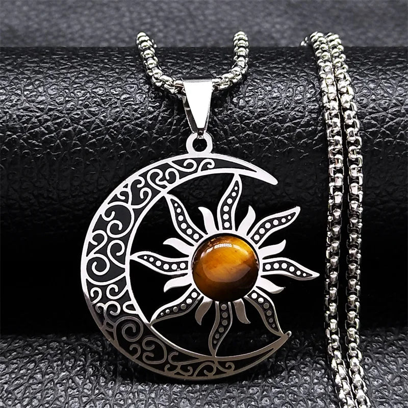 Stainless Steel Pentagram Necklace