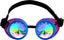Spiked Kaleidoscope Rainbow Crystal Rave Goggles