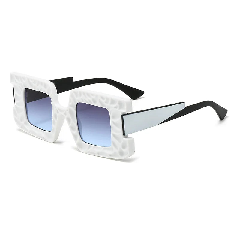 Square Concave Y2K Steampunk Sunglasses – UV400