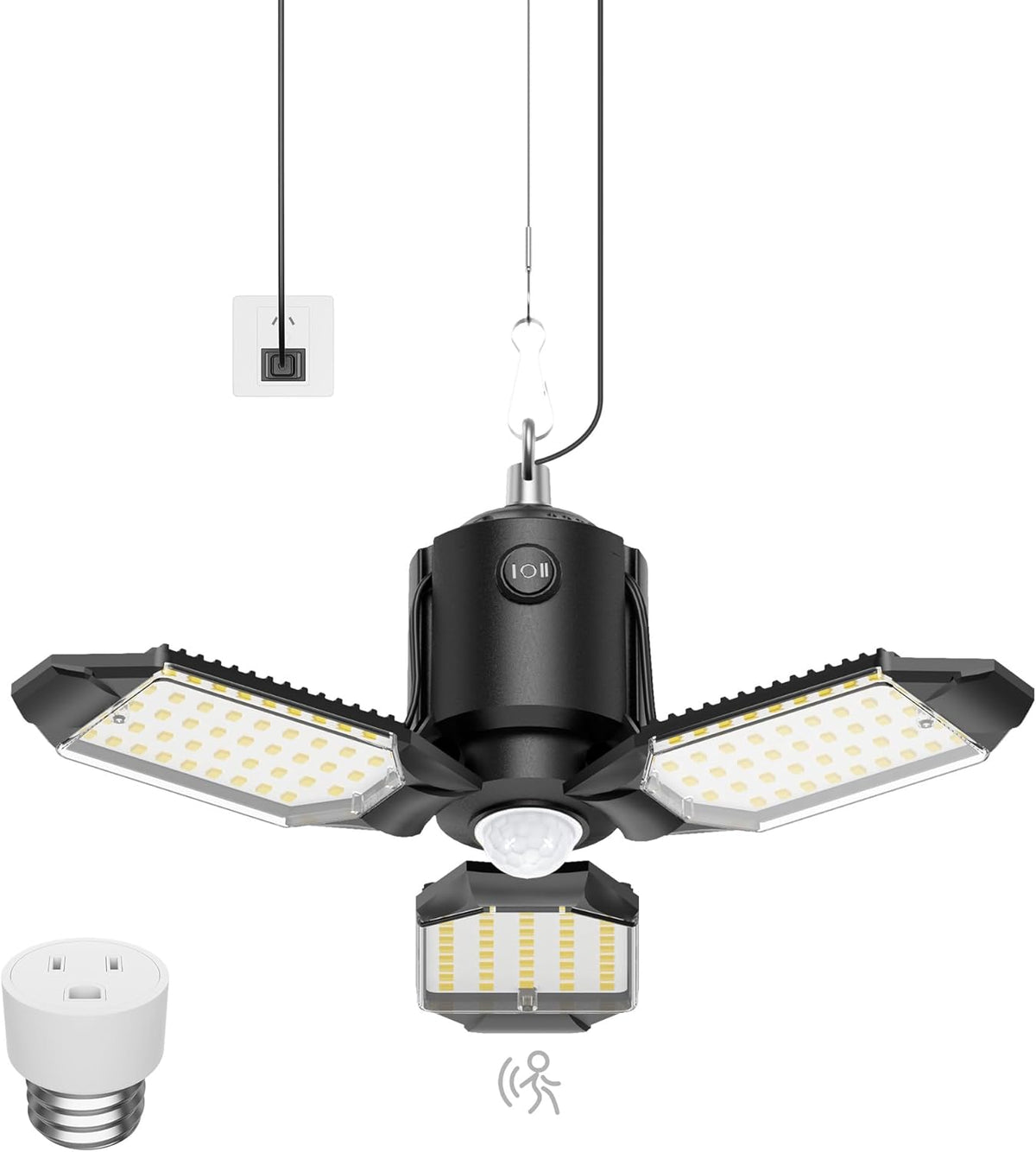 Motion Sensor Garage LED Light Bulb Indoor for Basement, Attic (1 Pack)