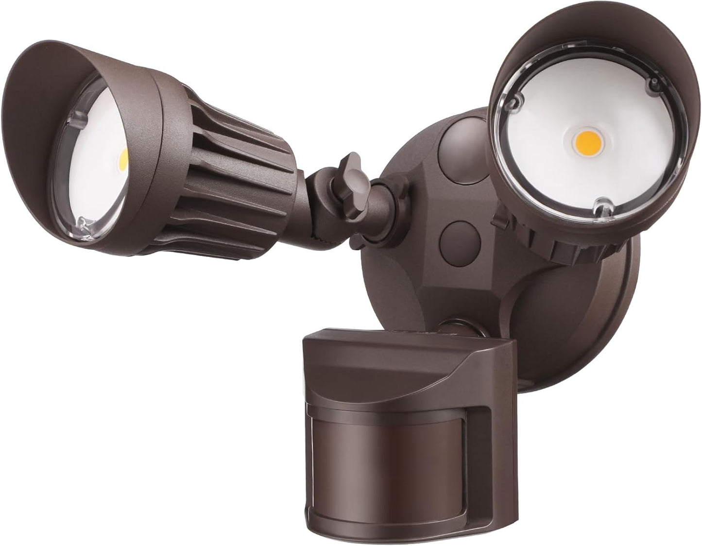 Leonlite cob LED Security LED Light for Outside, IP65 Waterproof, 5000k Daylight, White