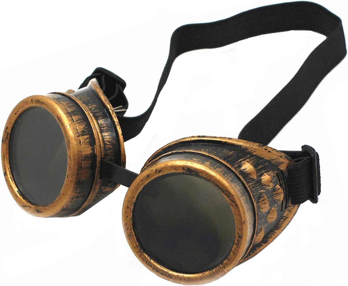 Mad Scientist Vintage Steampunk Cosplay Goggles