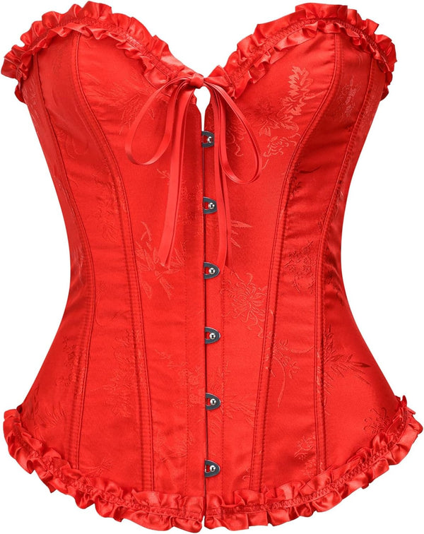 Lace Push-Up Bustier Shapewear Bodysuit