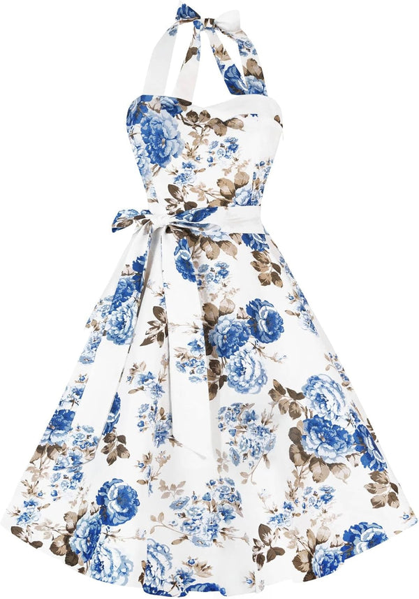 Casual Sundress Halter Cocktail Dresses Spring Dress