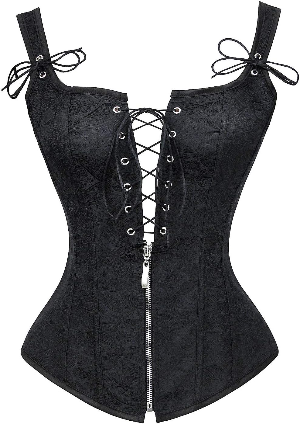 Renaissance Boned Corset with Garters