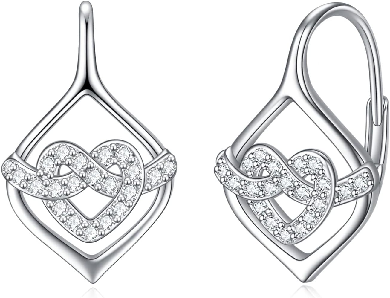 925 Sterling Silver Tree of Life Hoop Earrings