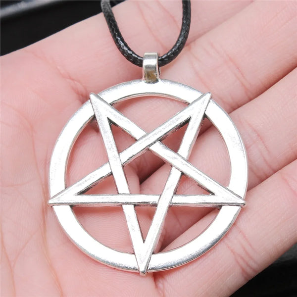 Pentagram Necklace - Wiccan Pendant Jewelry