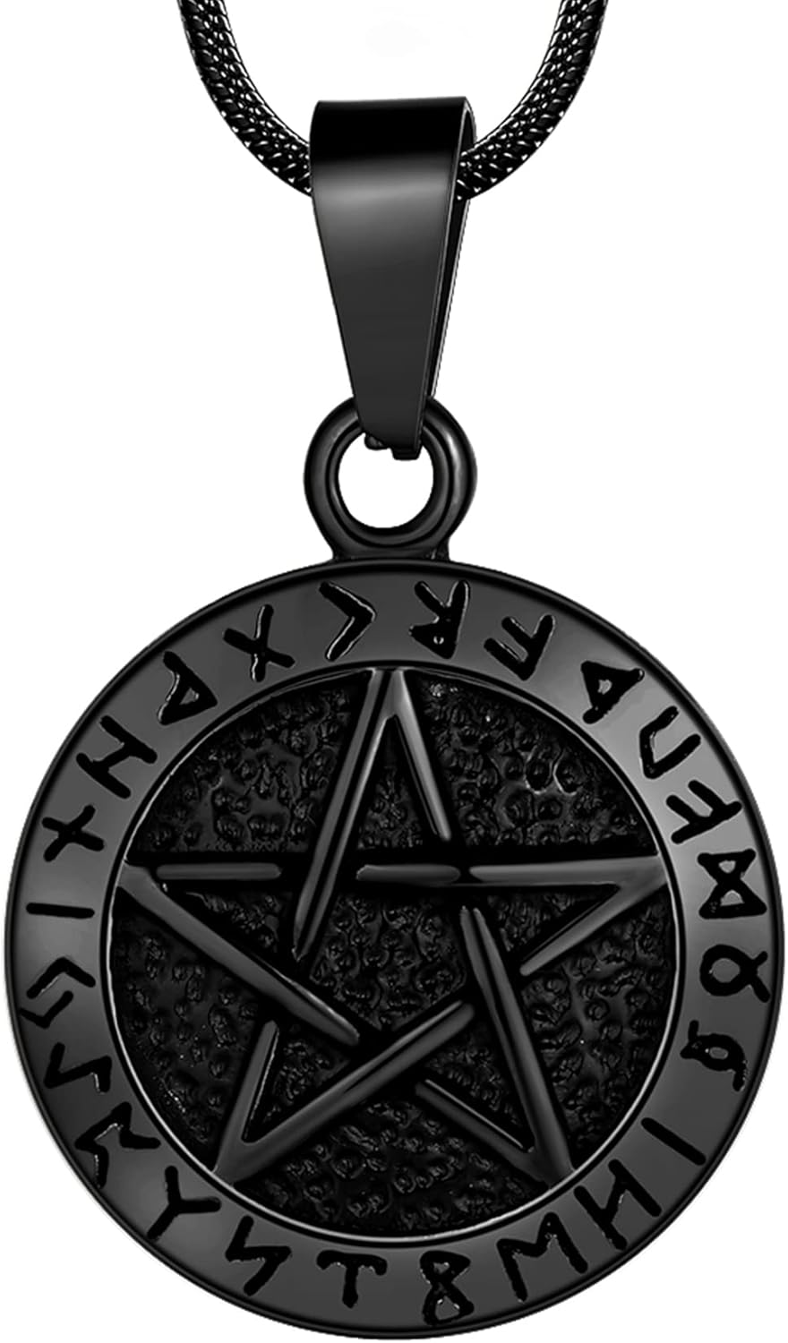 Stainless Steel Pentagram Necklace Tetragrammaton