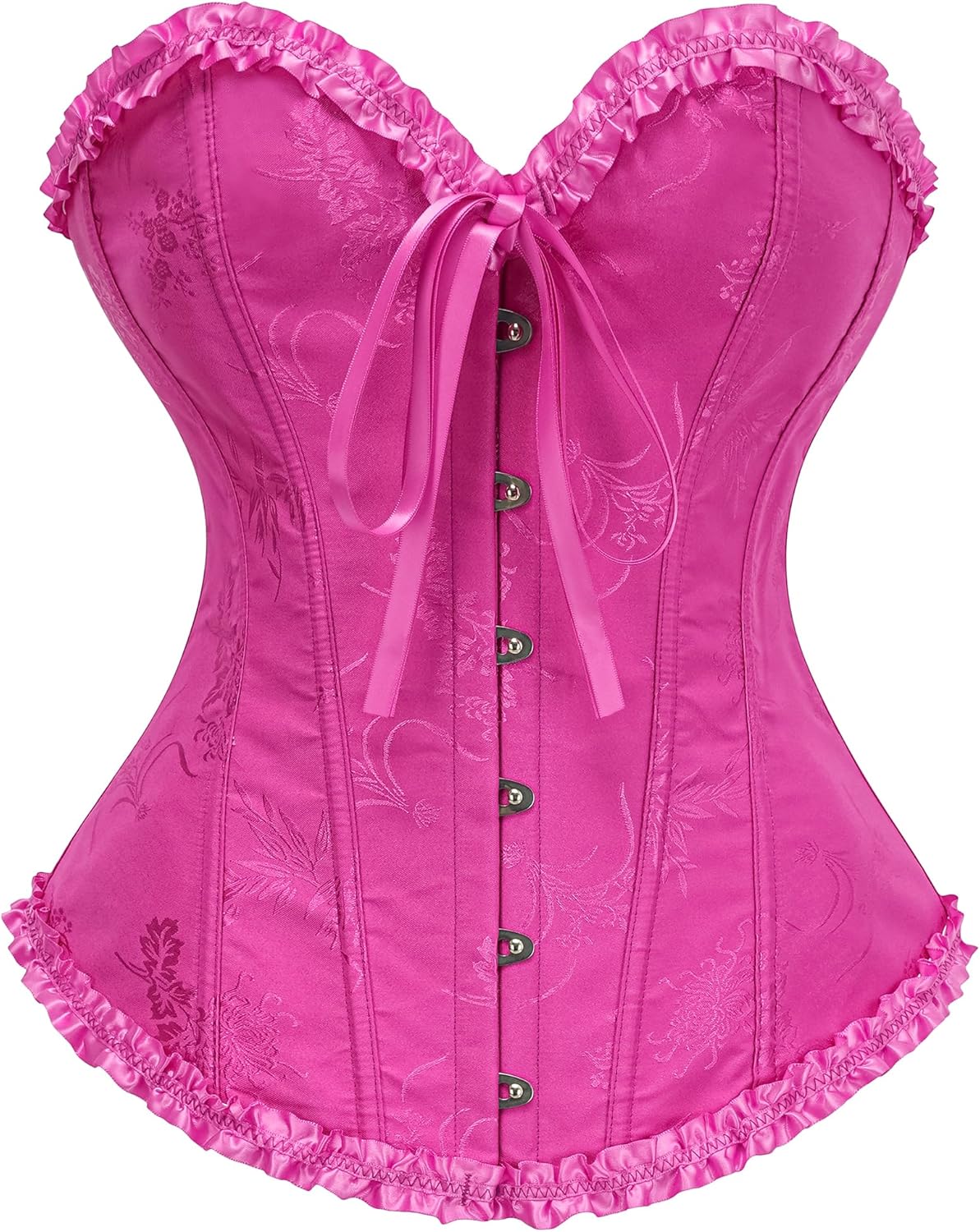 Lace Push-Up Bustier Shapewear Bodysuit