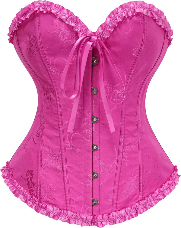 Lace Push-Up Bustier Shapewear Bodysuit