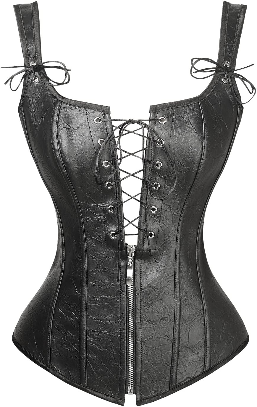 Renaissance Boned Corset with Garters