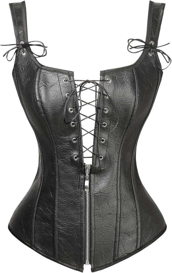 Renaissance Boned Corset with Garters