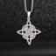 Celtic Witch Knot Necklace - Trinity Symbol
