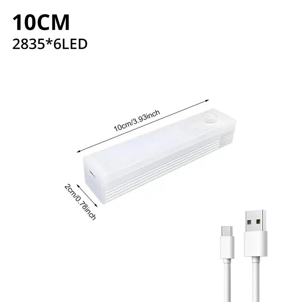 Night Lights Wireless LED Motion Sensor Lamp USB Rechargeable Magnetic for Wardrobe Room Closet K...