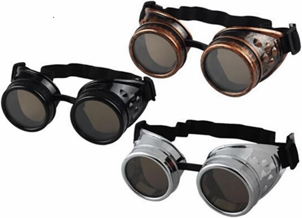 Kaleidoscope Rainbow Prism Steampunk Rave Goggles