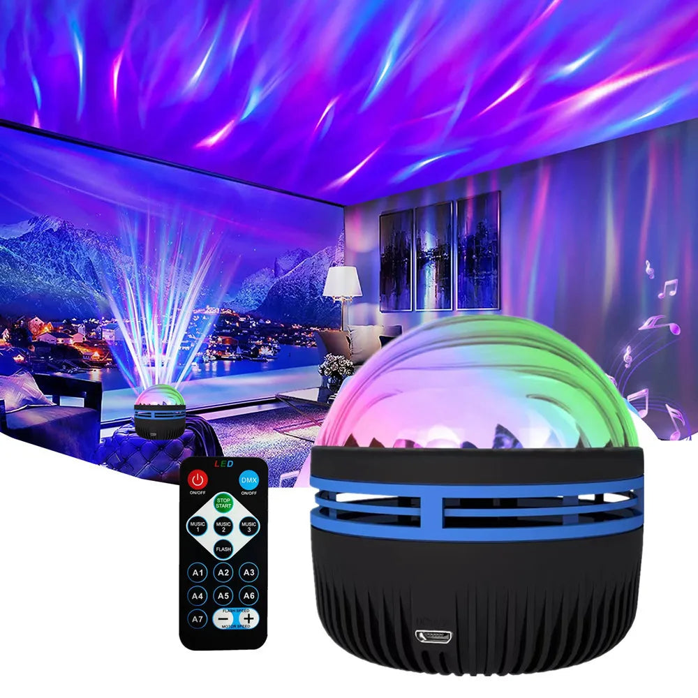 LED Galaxy Projector Light Colorful sky Bedroom Night Lamp Kids Room Decor Christmas Party Decora... Main image