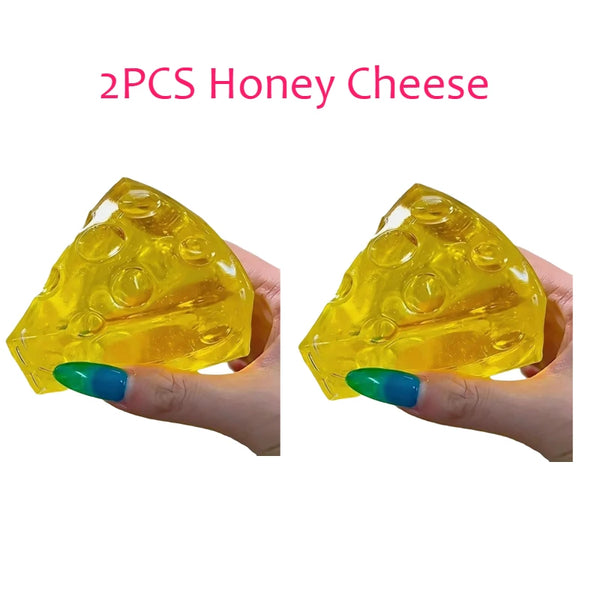 Squishy Mochi Cheese Fidget Squeeze Toy