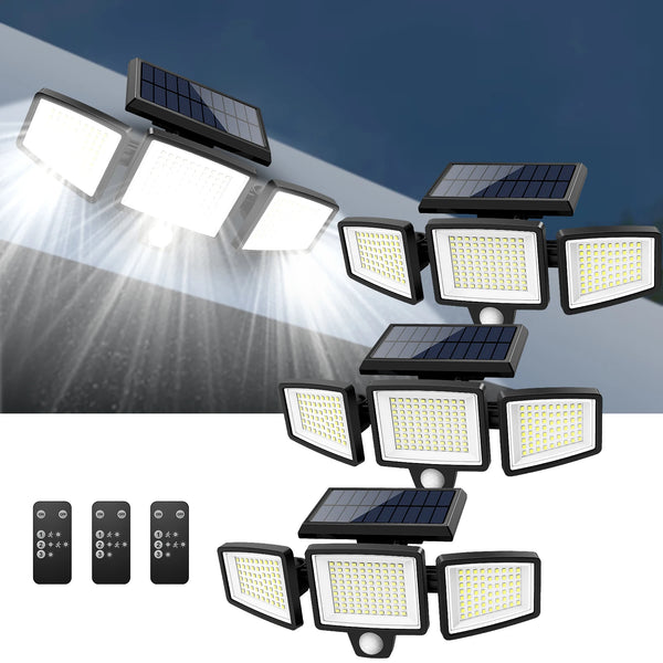 Outdoor Waterproof Solar LED Light for Porches Garages Yard Entrances