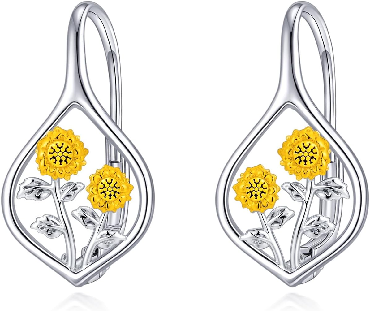 925 Sterling Silver Tree of Life Hoop Earrings