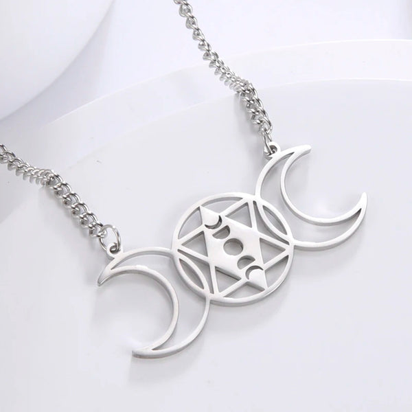 Stainless Steel Pentagram Necklace